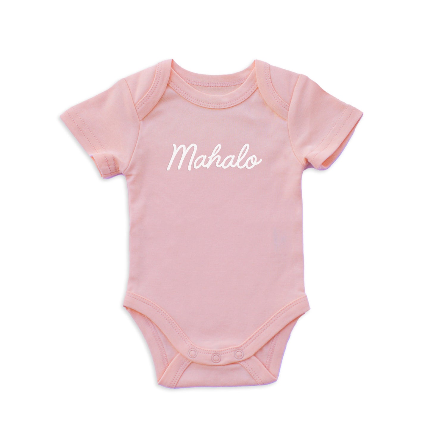 Mahalo Cursive Onesie