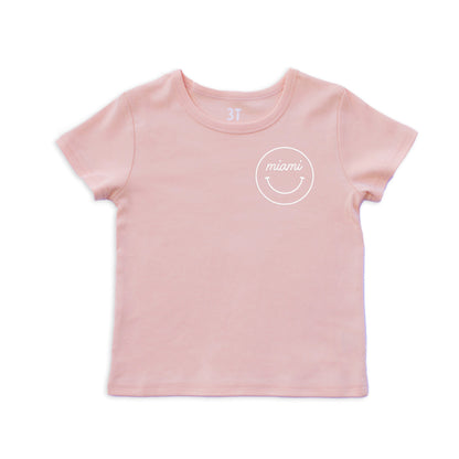 Miami Smiley Face Kids Tee