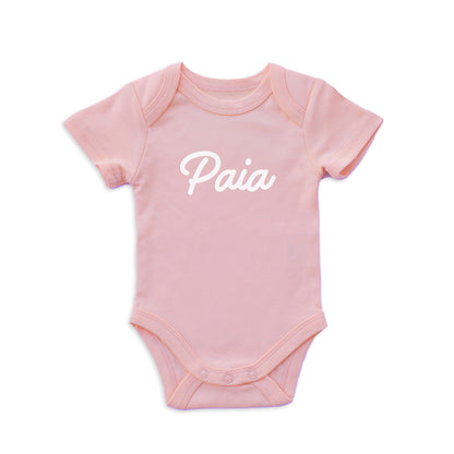 Paia Cursive Onesie