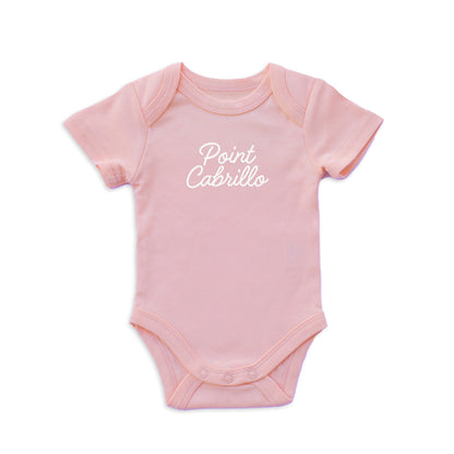 Point Cabrillo Cursive Onesie