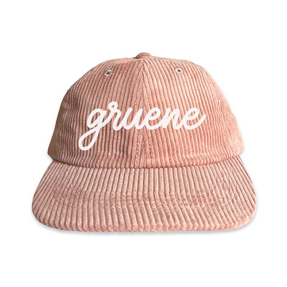 Gruene Cursive Corduroy Cap