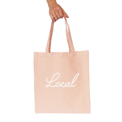 Local Cursive Tote Bag