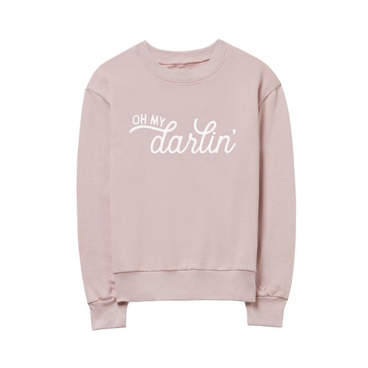 Oh My Darlin' Cursive Lightweight Terry Sweatshirt