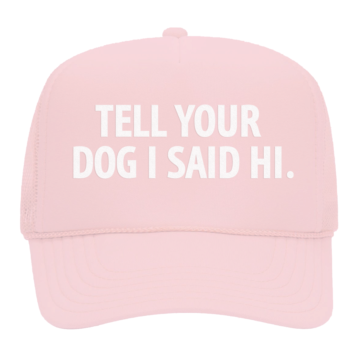 Tell Your Dog I Said Hi Foam Snapback