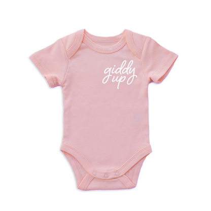 Giddy Up Stacked Onesie