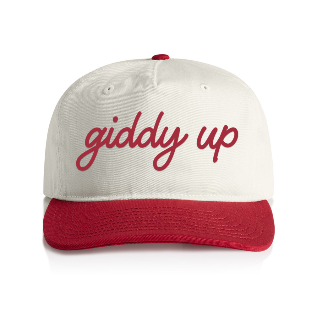 Giddy Up Cursive 2 Tone Cap