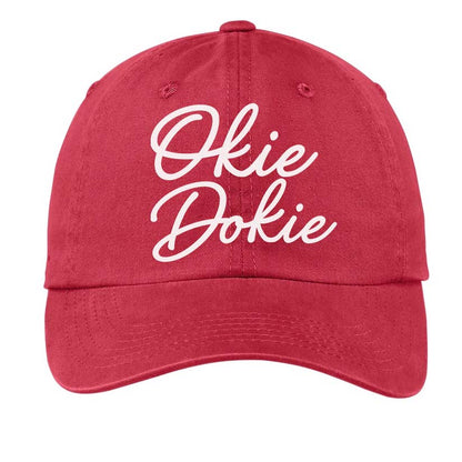 Okie Dokie Cursive Baseball Cap