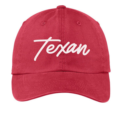 Texan Cursive Baseball Cap