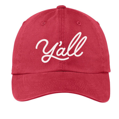 Y'all Cursive Baseball Cap