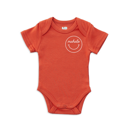 Mahalo Smiley Face Onesie