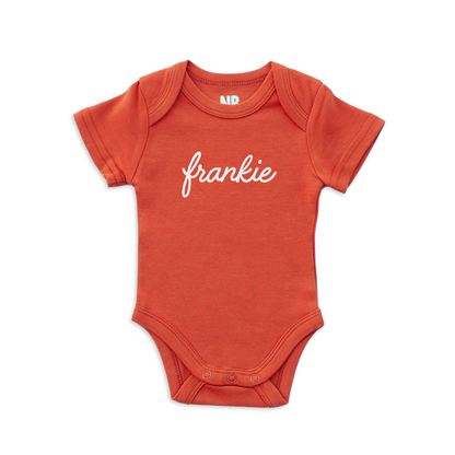 Frankie Cursive Onesie