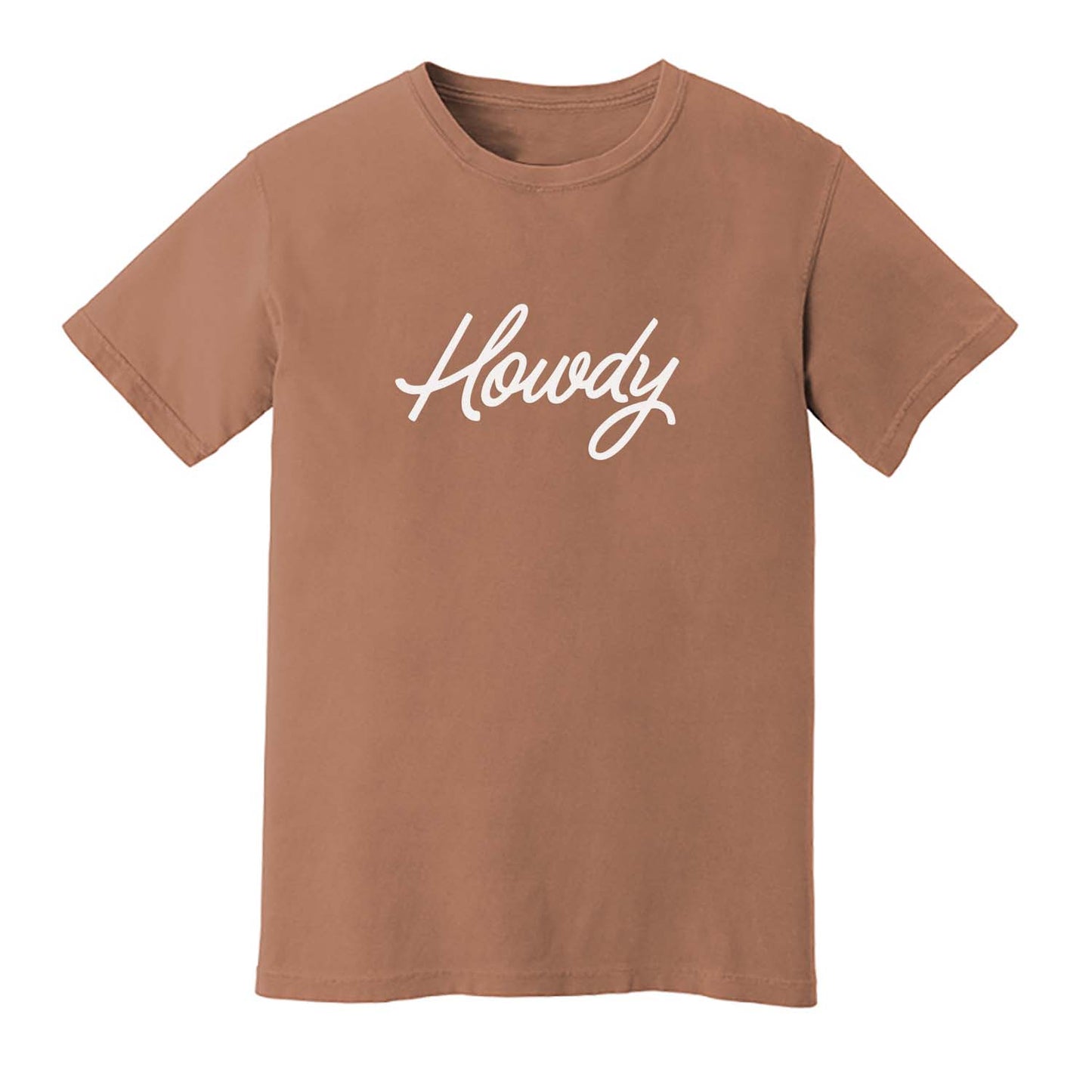 Howdy Cursive Washed Tee