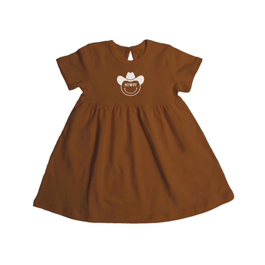 Howdy Bold Cowboy Kids Dress