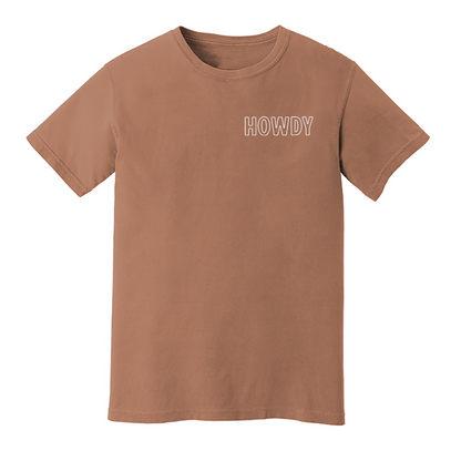 Howdy Outline Washed Tee