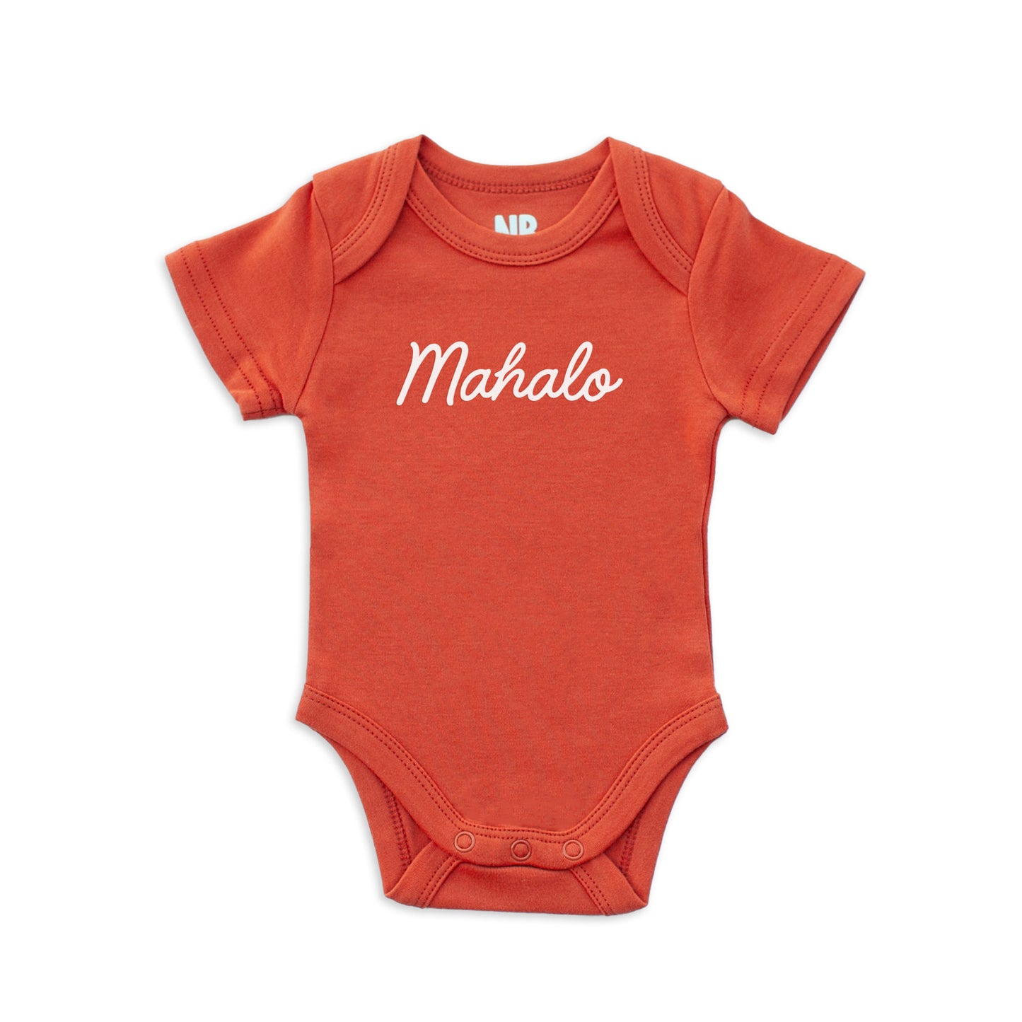 Mahalo Cursive Onesie