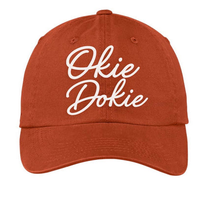 Okie Dokie Cursive Baseball Cap