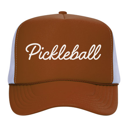 Pickleball Cursive Foam Snapback