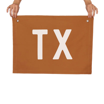 TX Large Canvas Flag