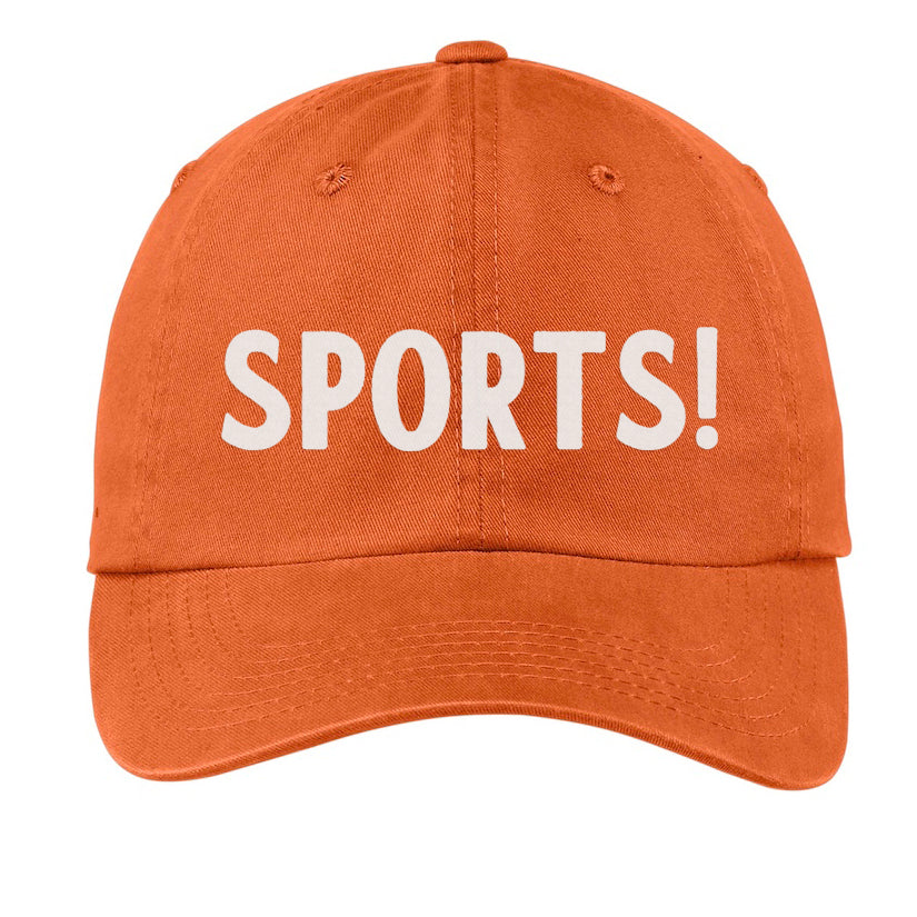 Sports! Baseball Cap Orange