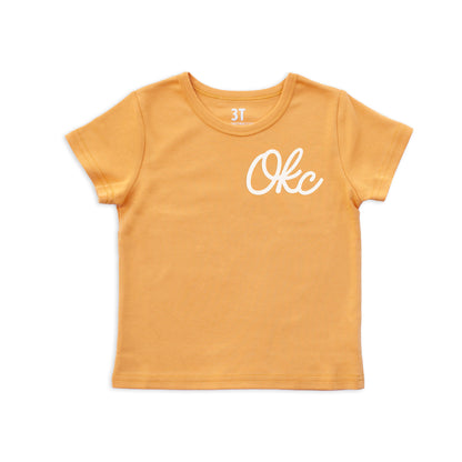 Okc Cursive Kids Tee