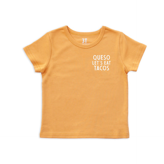 Queso Let's Eat Tacos Kids Tee