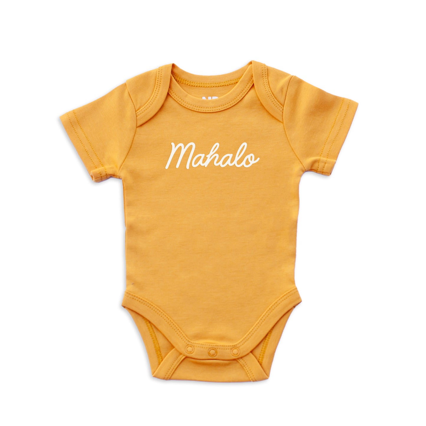 Mahalo Cursive Onesie