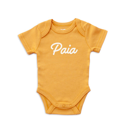 Paia Cursive Onesie