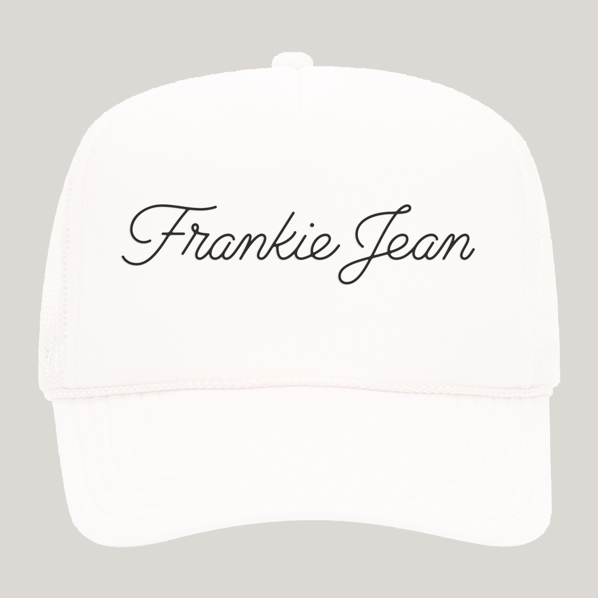 Frankie Jean Cursive Foam Snapback