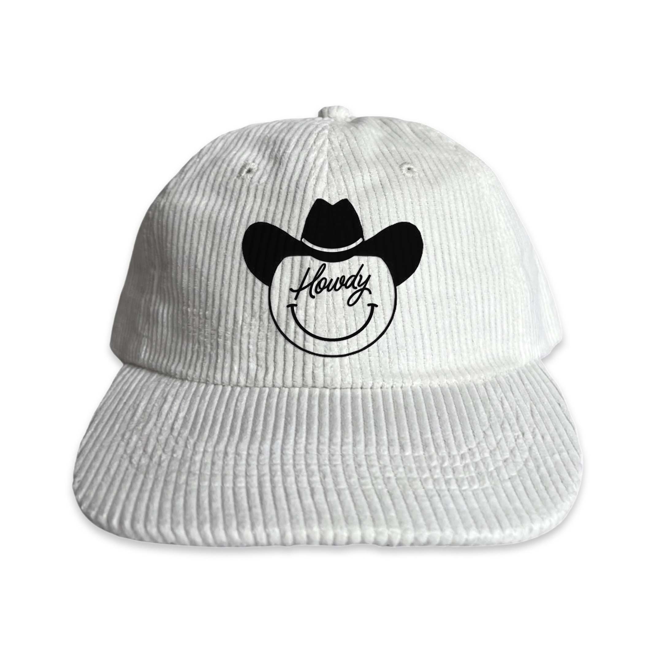 Howdy Cursive Cowboy Corduroy Cap – Frankie Jean