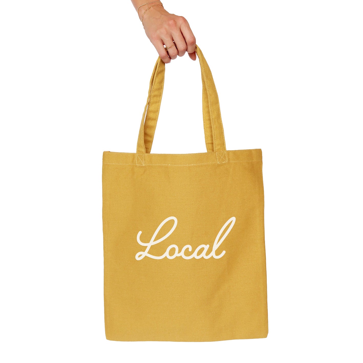 Local Cursive Tote Bag