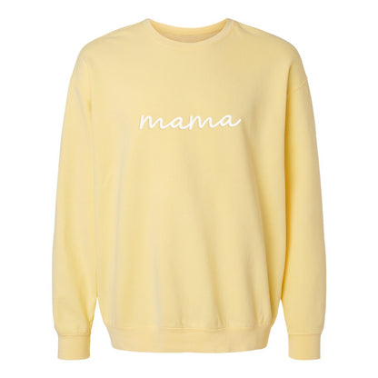 Mama Cursive Washed Sweatshirt