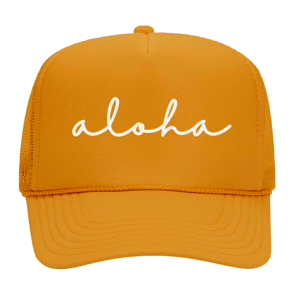 Aloha Cursive Foam Snapback