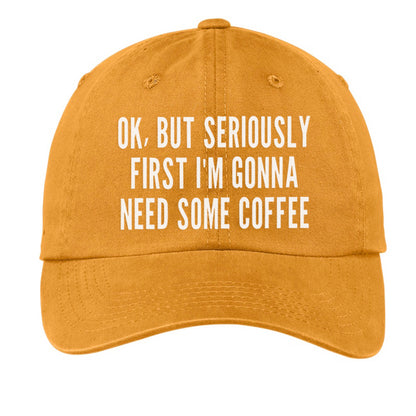 But First Coffee Baseball Cap