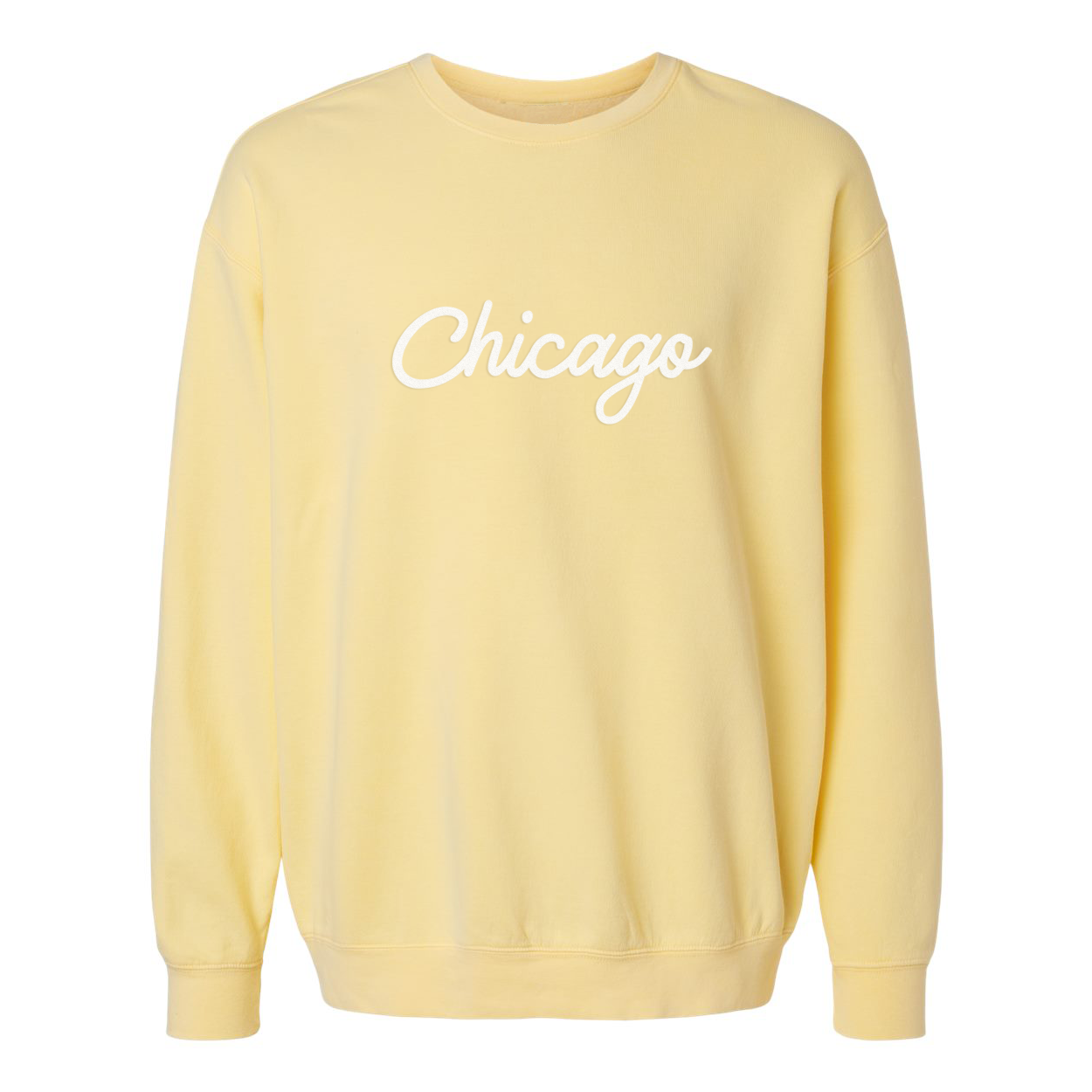 Chicago Cursive Washed Sweatshirt