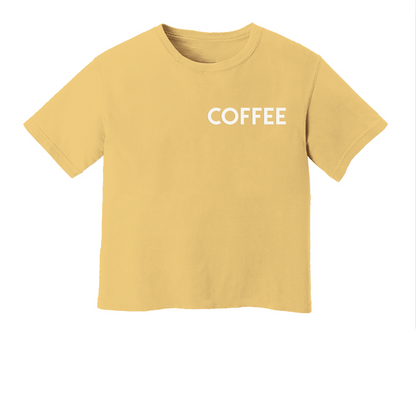 Coffee Washed Crop Tee