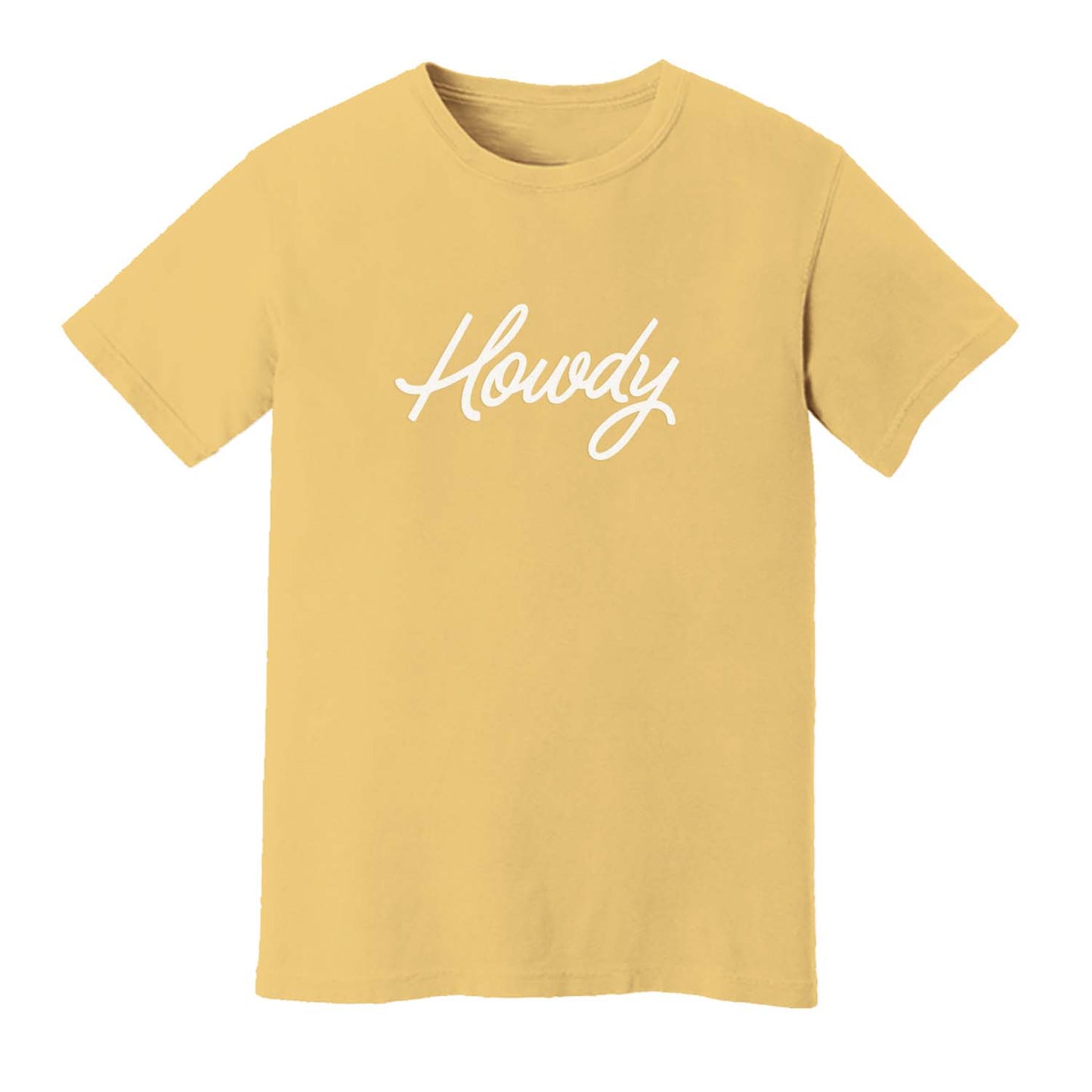 Howdy Cursive Washed Tee