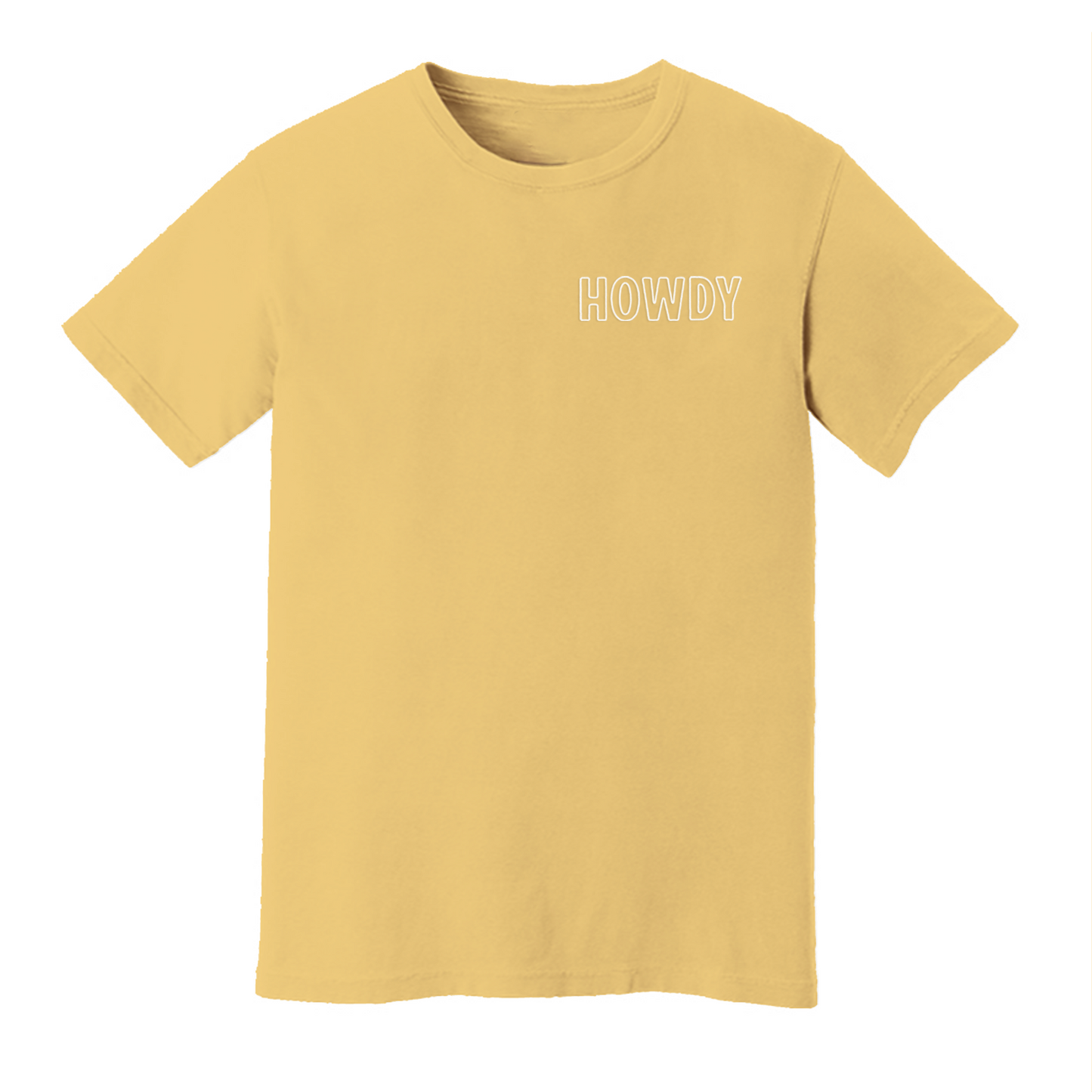 Howdy Outline Washed Tee