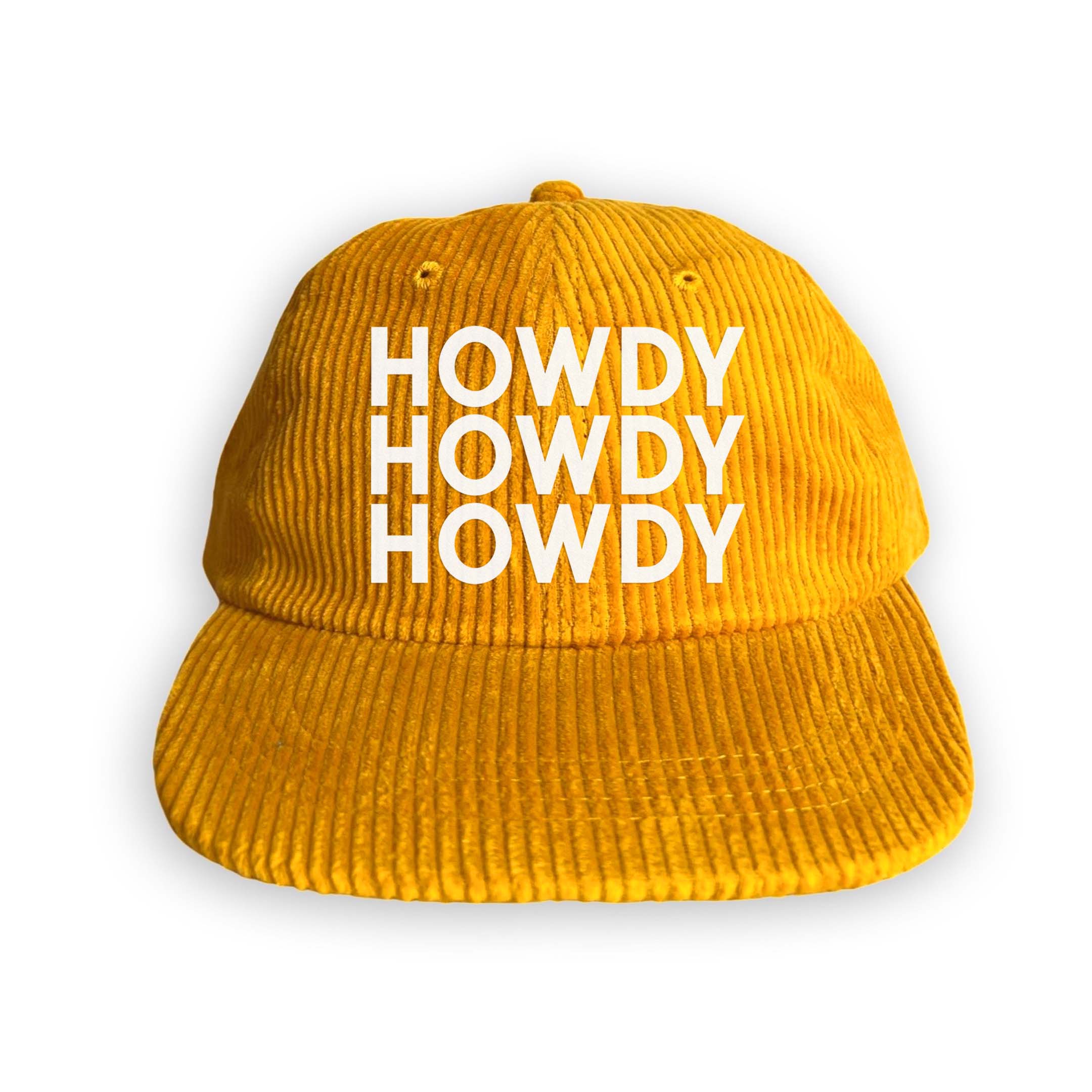 Howdy Howdy Howdy Corduroy Cap – Frankie Jean