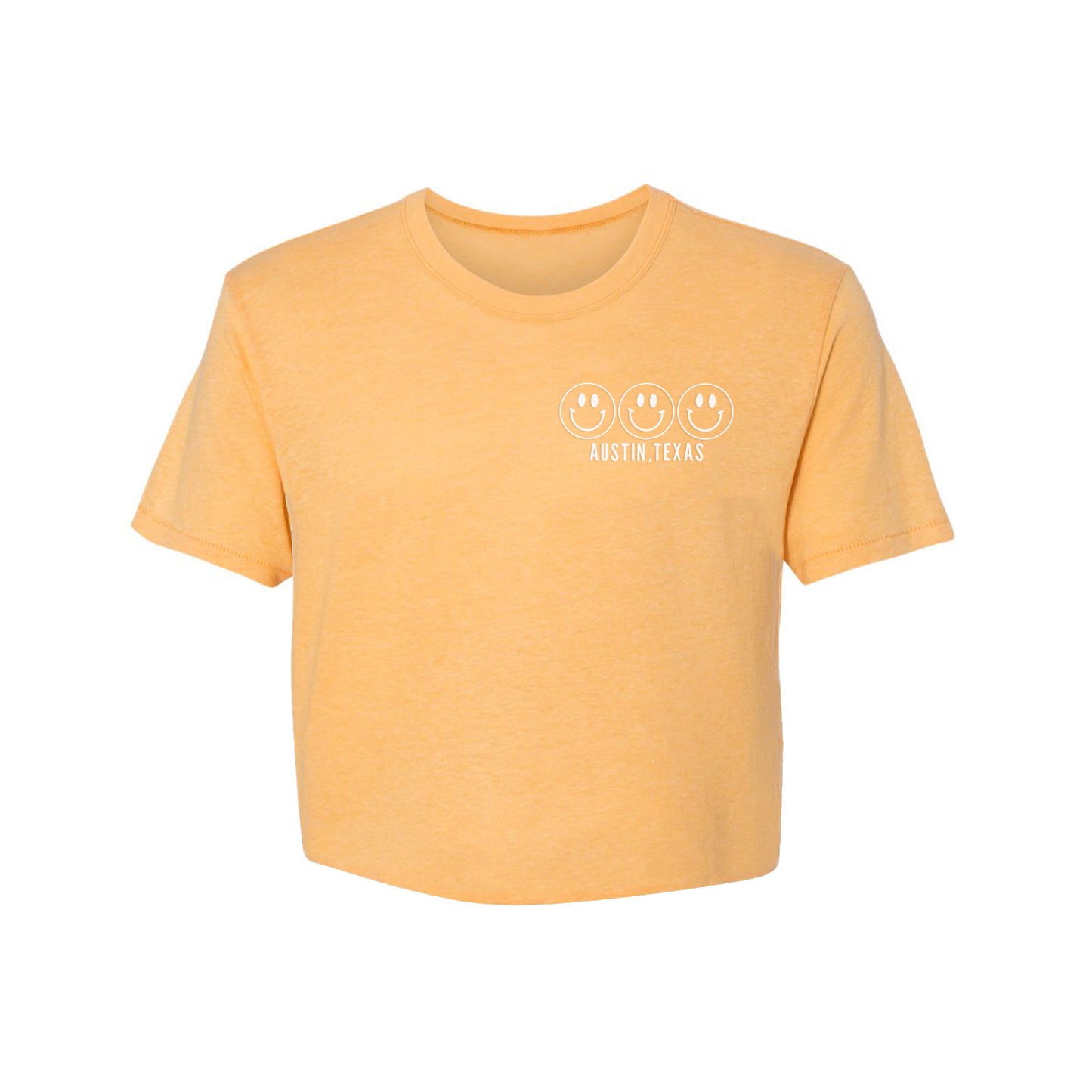 Smile Austin Texas Soft Crop Tee