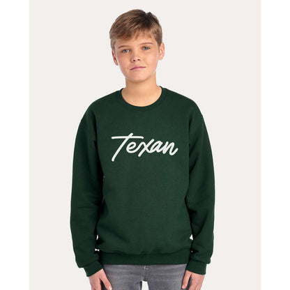 Texan Cursive Youth Sweatshirt