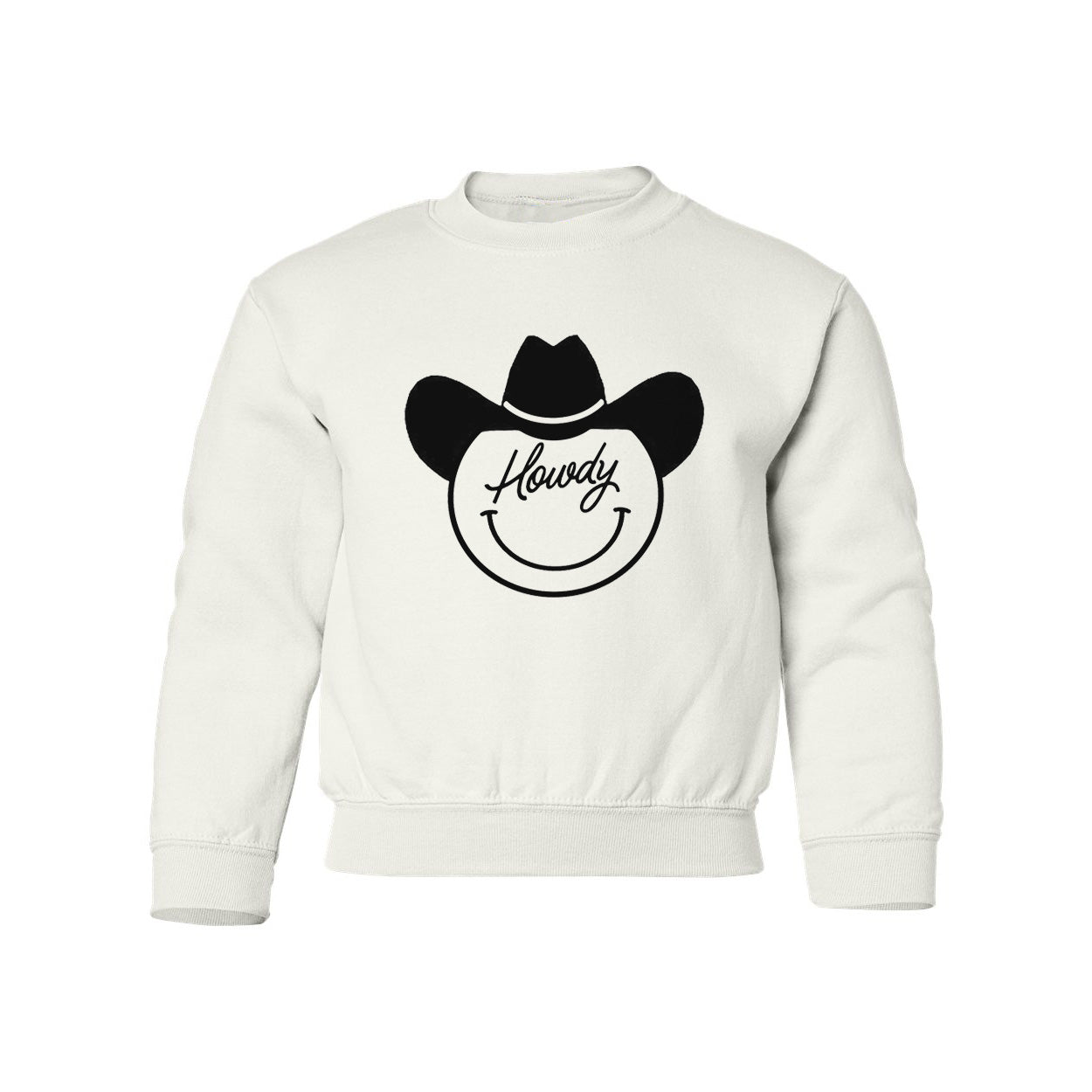 Howdy Cursive Cowboy Youth Sweatshirt