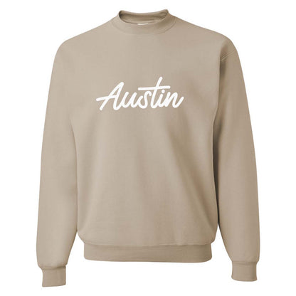 Austin Cursive Sweatshirt