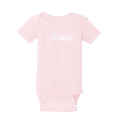 Texas Cursive Onesie