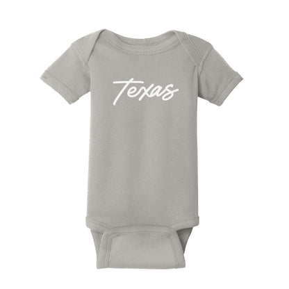 Texas Cursive Onesie