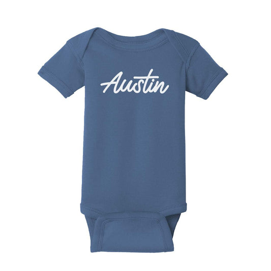 Austin Cursive Onesie