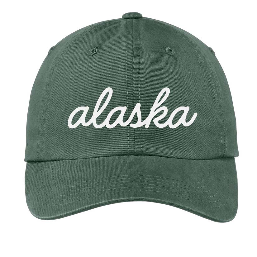 Alaska Cursive Baseball Cap Frankie Jean