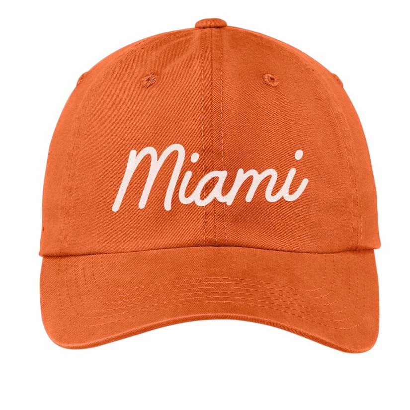 Miami baseball outlet cap