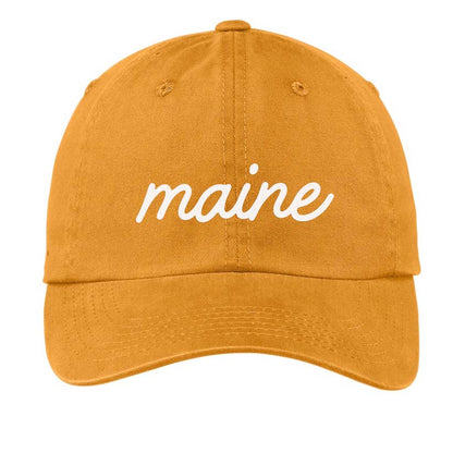 Maine State Baseball Cap