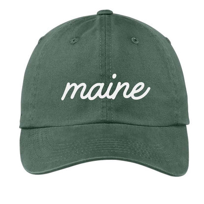 Maine State Baseball Cap