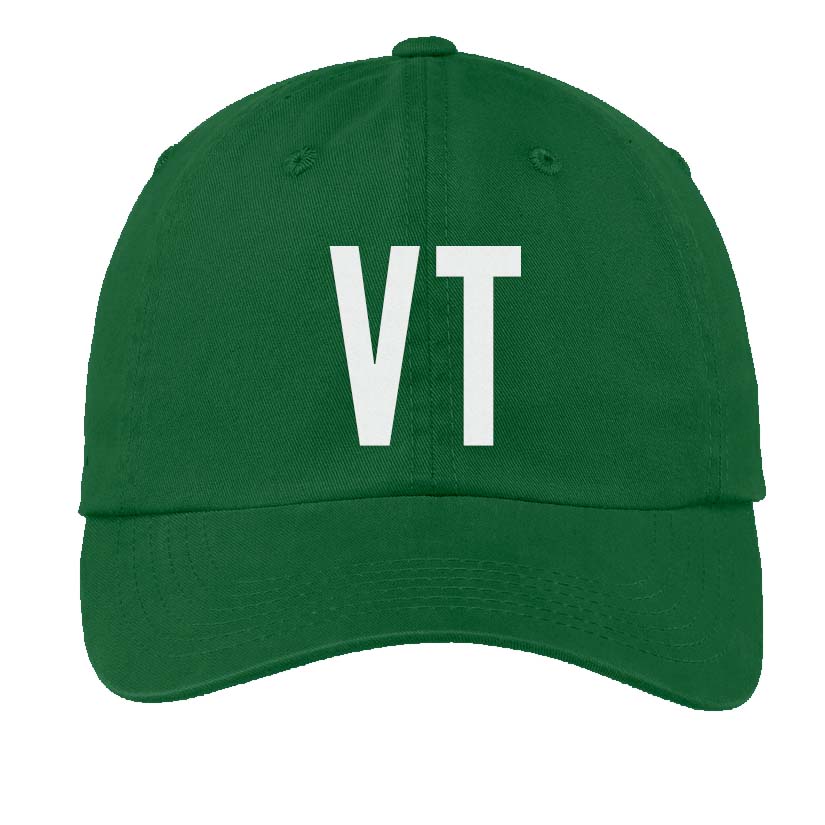 VT Vermont Baseball Cap Kelly Green Youth